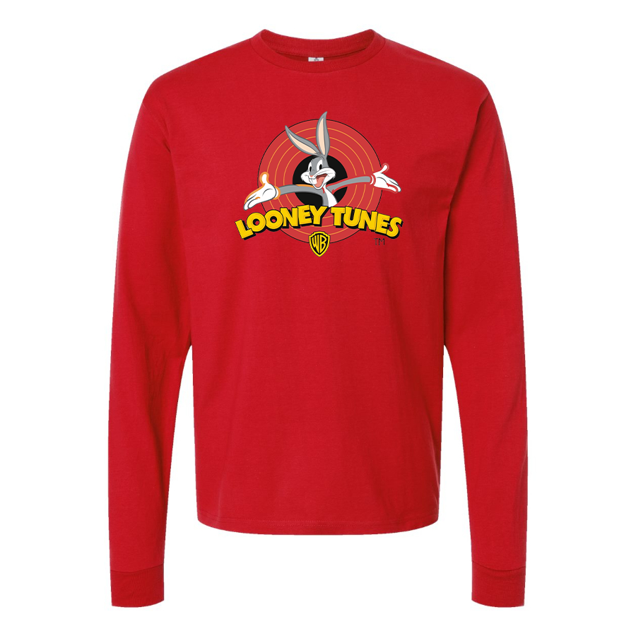 Men's Looney Tunes Warner Brothers Cartoon Long Sleeve T-Shirt