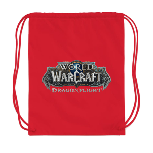 World of Warcraft Dragon Flight Game Drawstring Bag