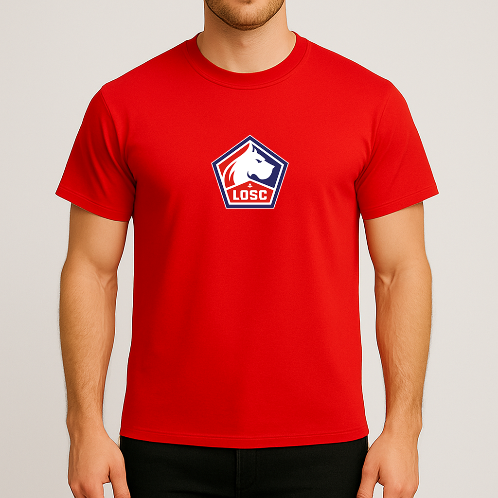 Men's Lille Olympique FC Cotton T-Shirt