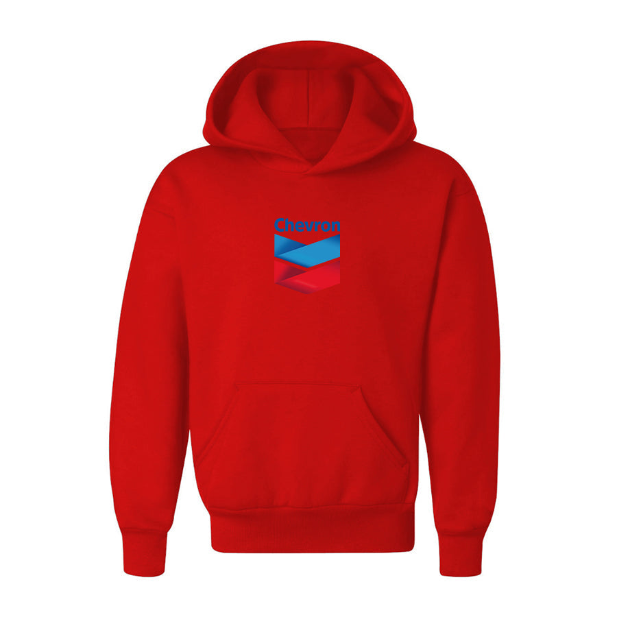 Youth Kids Chevron Gas Station Pullover Hoodie