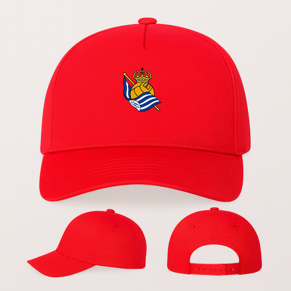 Real Sociedad FC  Five Panel Twill Snapback Cap