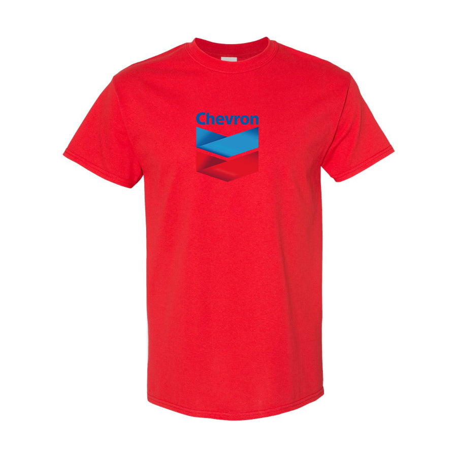 Men's Chevron Gas Station  Cotton T-Shirt
