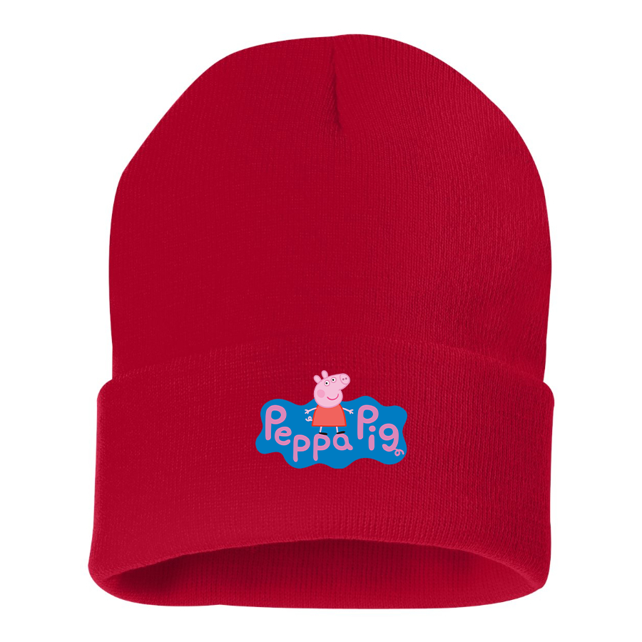 Pegga Pig Cartoon Beanie Hat