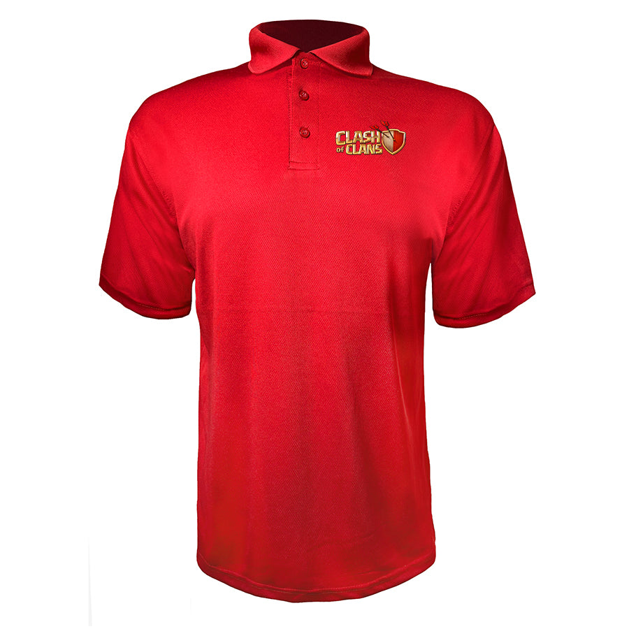 Men's Clash of Clans Game Polyester Polo
