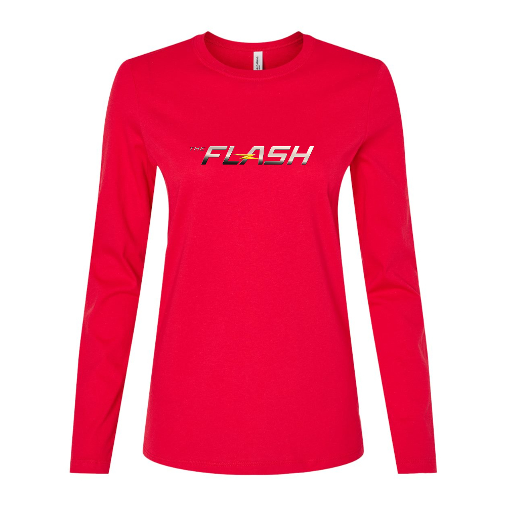 Women's The Flash DC Superhero Long Sleeve T-Shirt