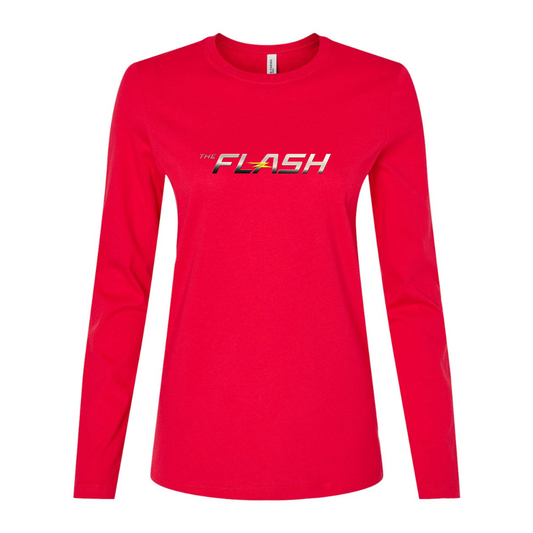 Women's The Flash DC Superhero Long Sleeve T-Shirt