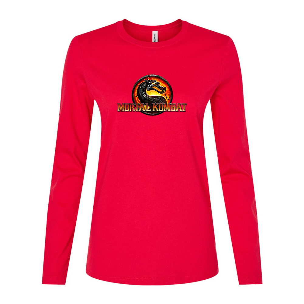 Women's Mortal Kombat Game Long Sleeve T-Shirt