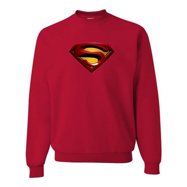 Men's Superman Superhero Crewneck Sweatshirt