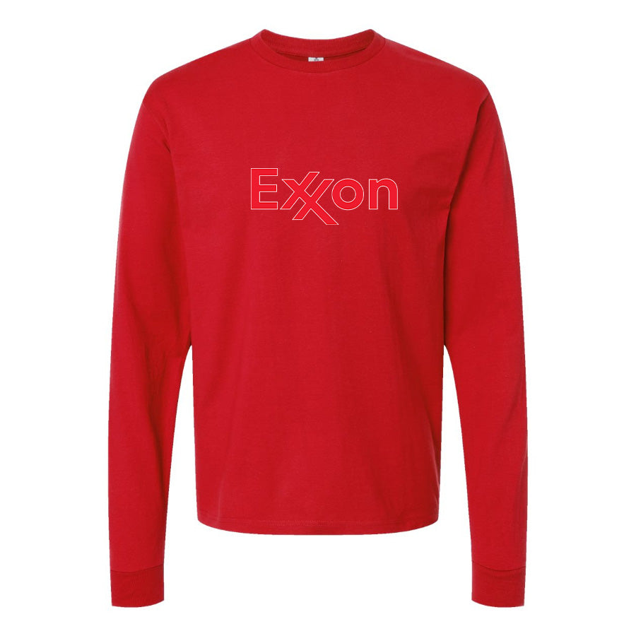 Men's Exxon Gas Station  Long Sleeve T-Shirt