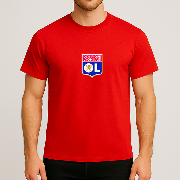 Men's Olympique Lyonnais FC Cotton T-Shirt