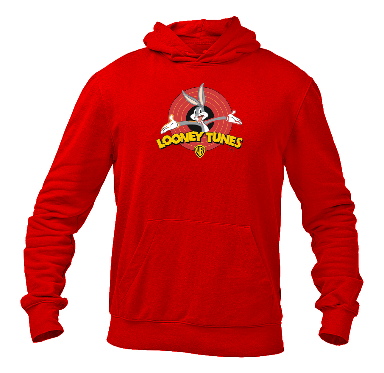 Men's Looney Tunes Warner Brothers Cartoon Pullover Hoodie