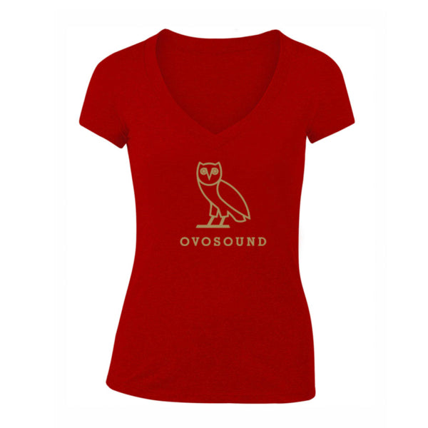 Women's Ovosound Drake Music V-Neck T-Shirt