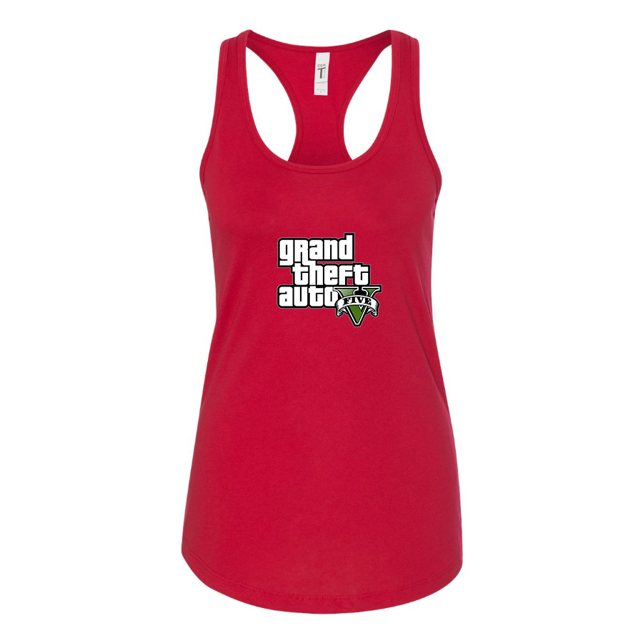 Women's GTA 5 Grand Theft Auto V Racerback Tank Top Game