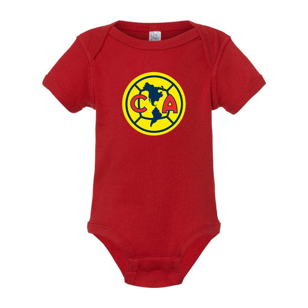 Club America Football Baby Romper Onesie