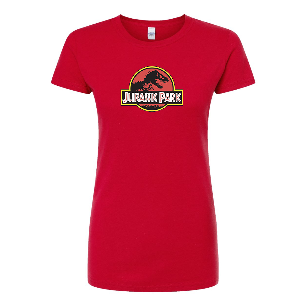 Women's Jurassic Park Movie Round Neck T-Shirt