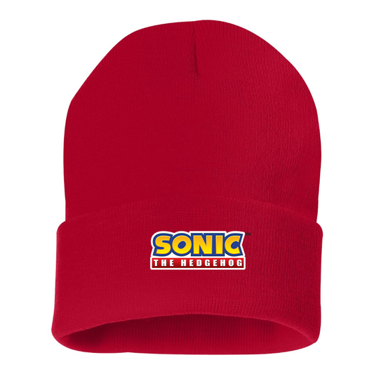 Sonic The Hedgehog Cartoon Beanie Hat