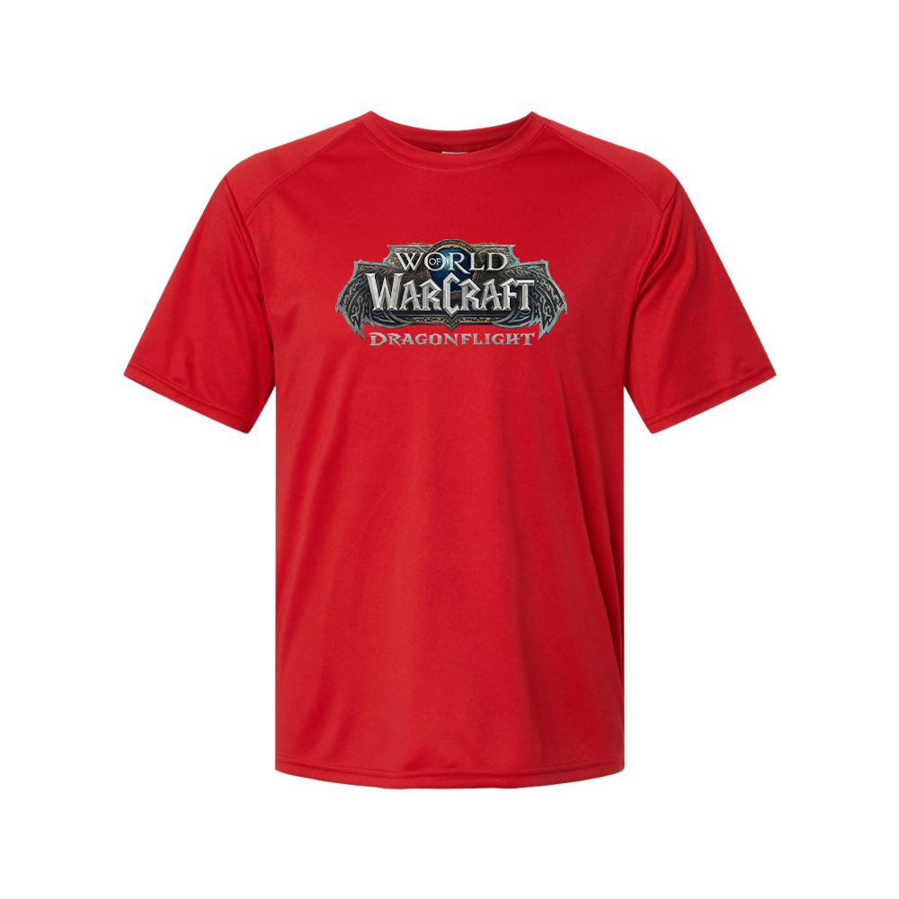 Youth Kids World of Warcraft Dragon Flight Game Performance T-Shirt