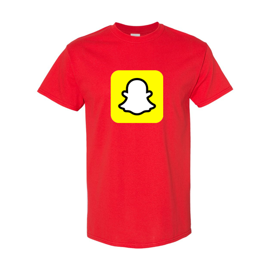 Men's Snapchat Social Cotton T-Shirt