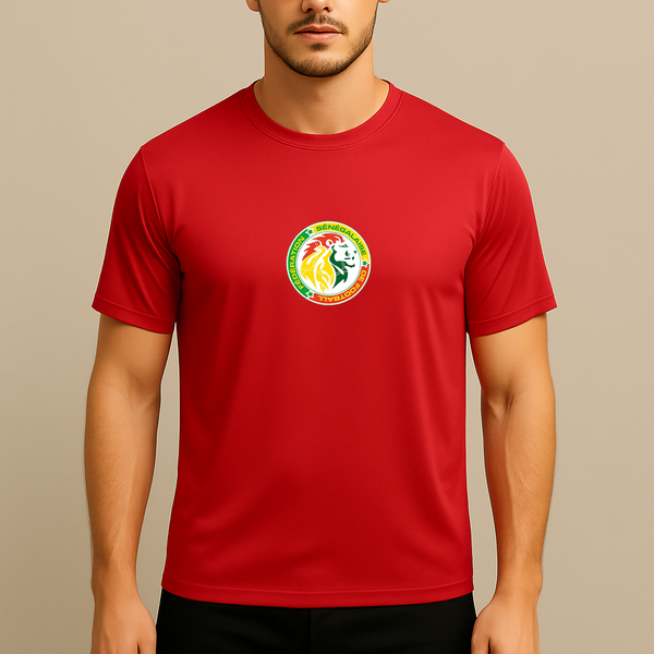 Men's Senegal National Soccer Team Polyester T-Shirt