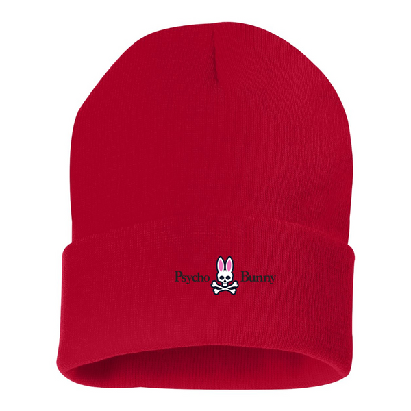 Psycho Bunny Logo Beanie Hat