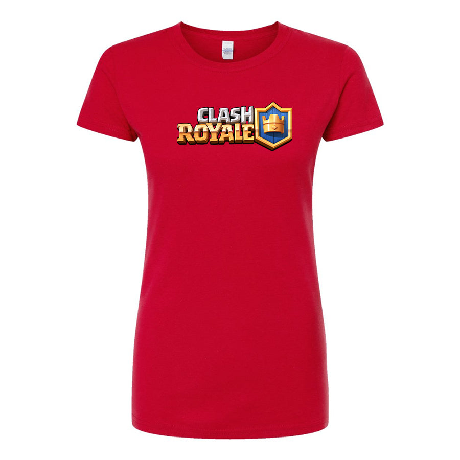 Women's Clash Royale Game Round Neck T-Shirt