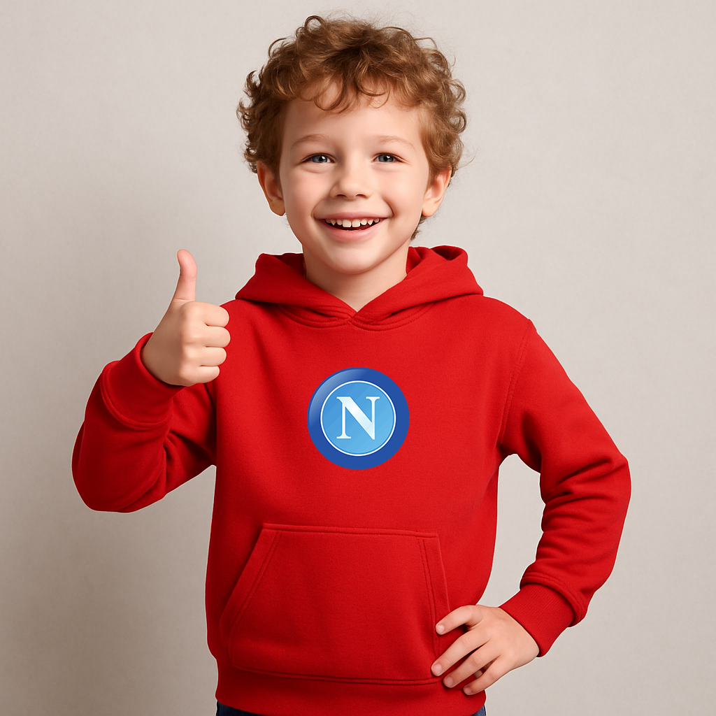 Youth Kids Napoli FC Pullover Hoodie