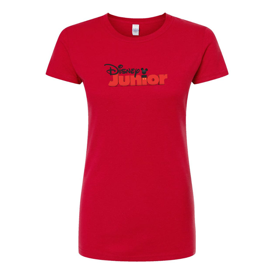 Women's Disney Cartoon Junior Round Neck T-Shirt