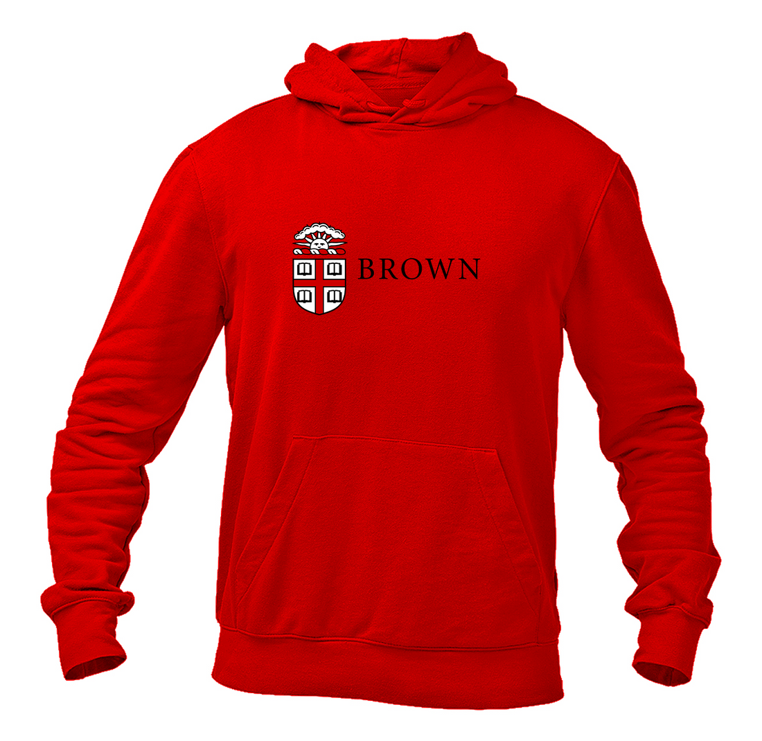 Men's Brown University Pullover Hoodie