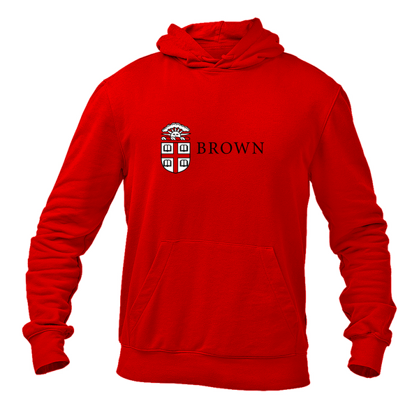 Men's Brown University Softstyle Midweight Hooded Sweatshirt