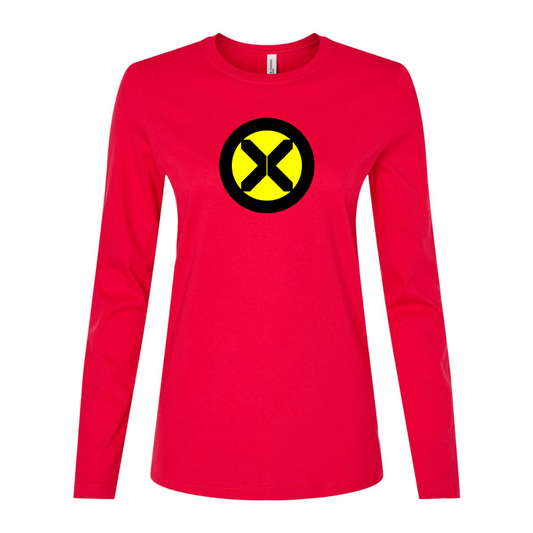 Women's X-Men Marvel Comics Superhero Long Sleeve T-Shirt