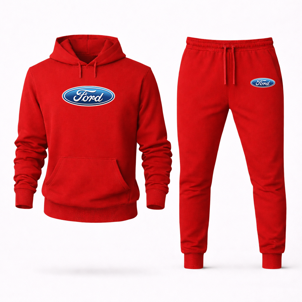 Men's Ford Car Hoodie Joggers Set