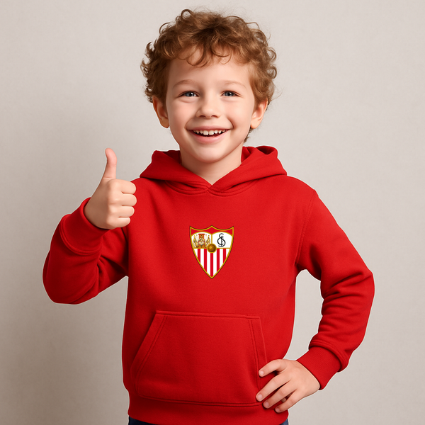 Youth Kids Sevilla FC Pullover Hoodie