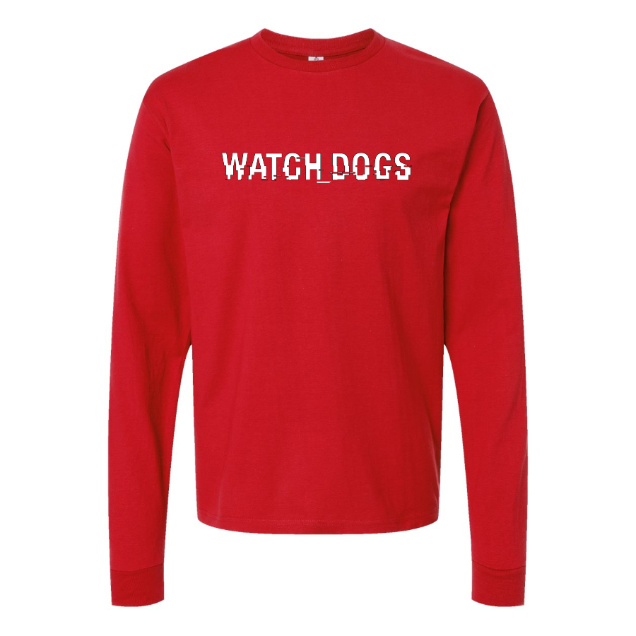 Men's Watch Dogs Video Game Long Sleeve T-Shirt