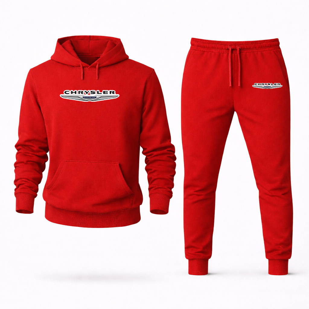 Men's Chrysler Car Hoodie Joggers Set