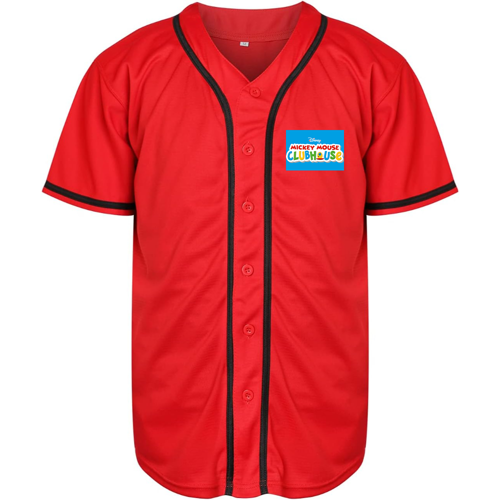 Men's Mickey Mouse ClubHouse Baseball Jersey