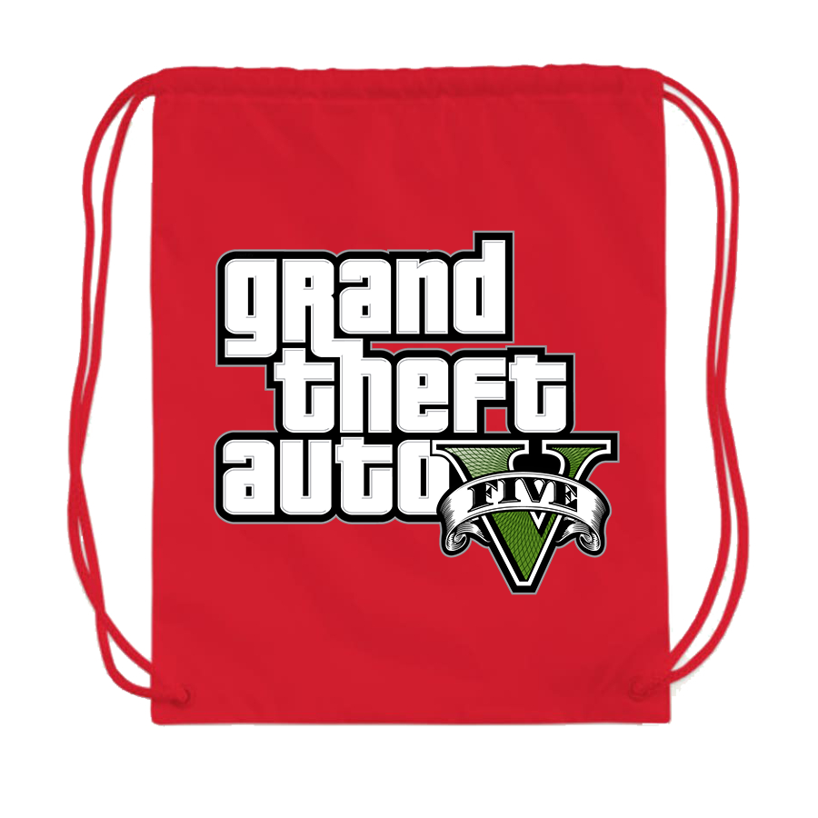 GTA 5 Grand Theft Auto V Drawstring Bag Game