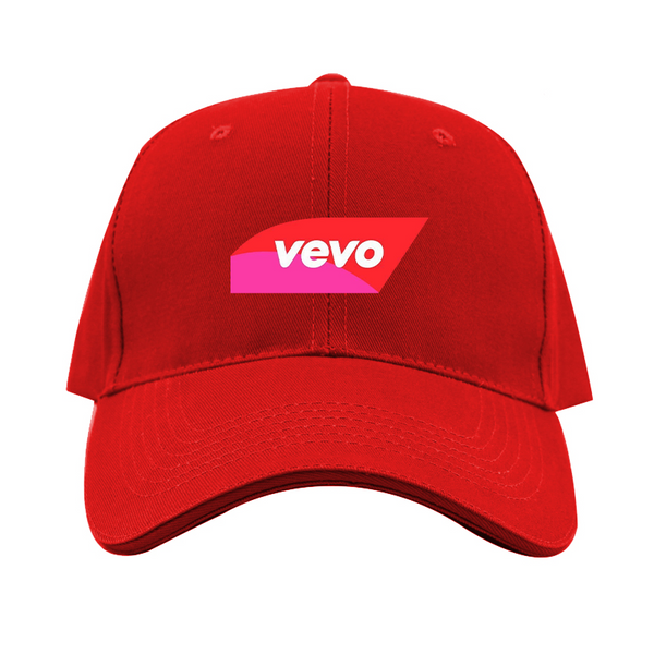 Vevo Thumbnail Banner Logo  Dad Baseball Cap Hat
