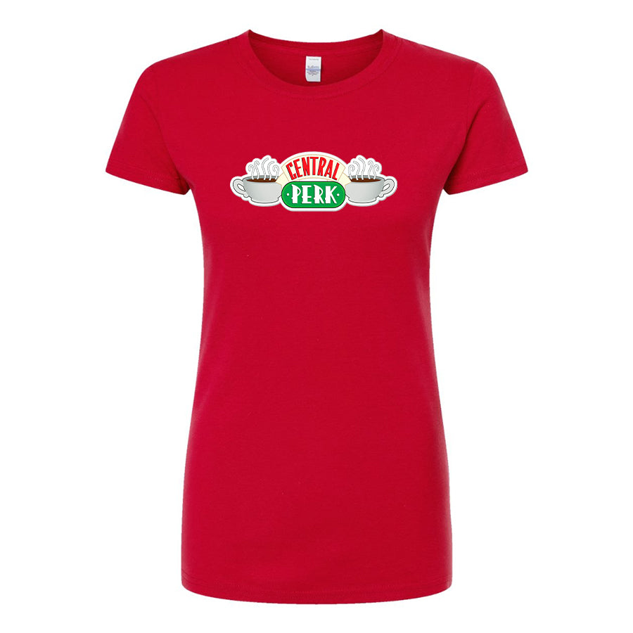 Women's Central Perk Friends Show Round Neck T-Shirt