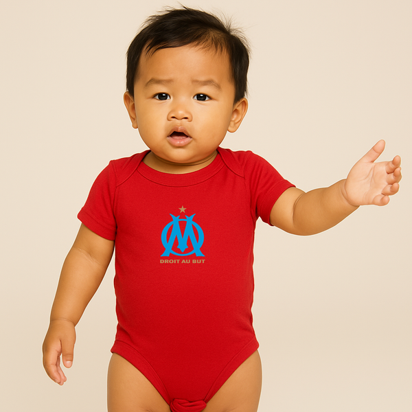 Olympique de Marseille FC Baby Romper Onesie
