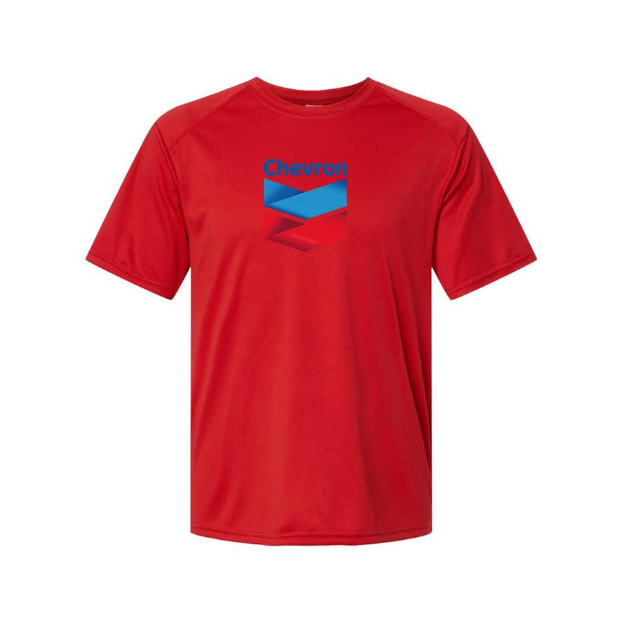 Men's Chevron Gas Station  Polyester T-Shirt