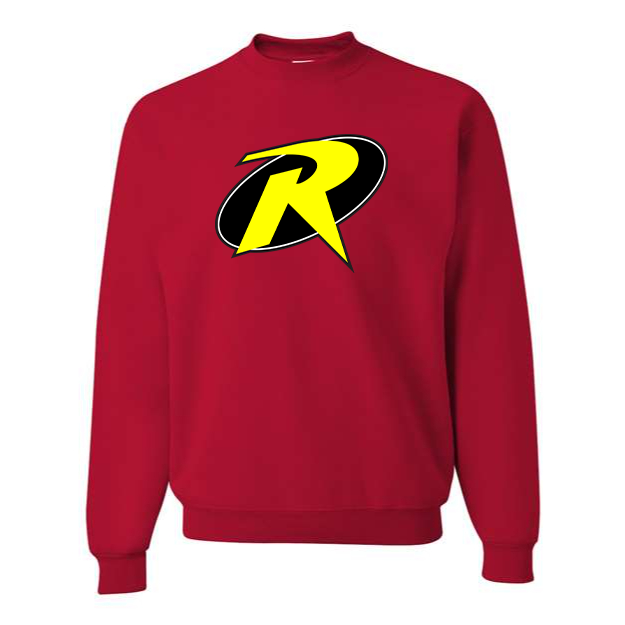 Men's Robin DC Comics Superhero Crewneck Sweatshirt