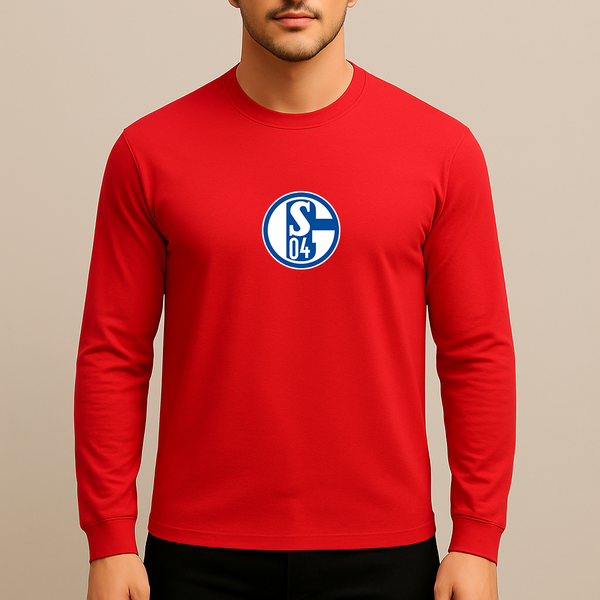 Men's Schalke 04 FC Long Sleeve T-Shirt