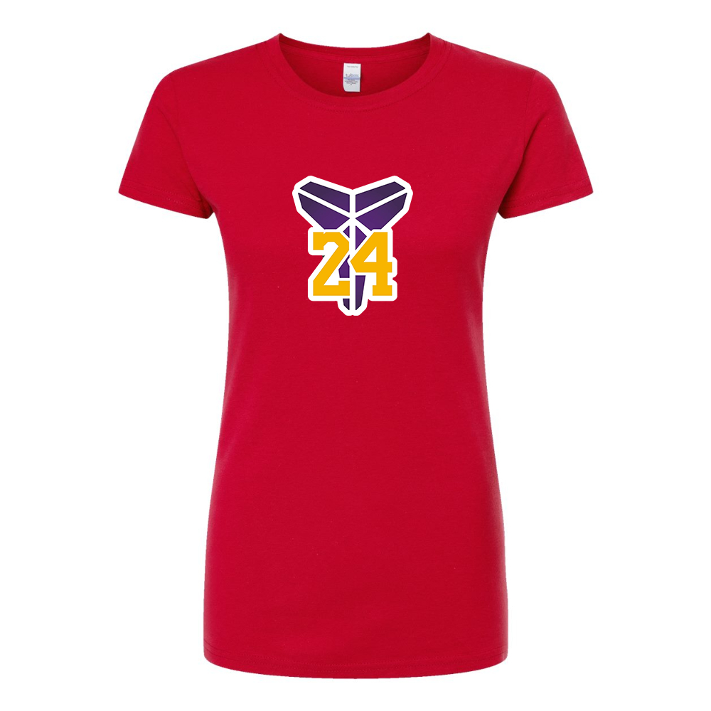 Women's Kobe Bryant Mamba 24 Round Neck T-Shirt