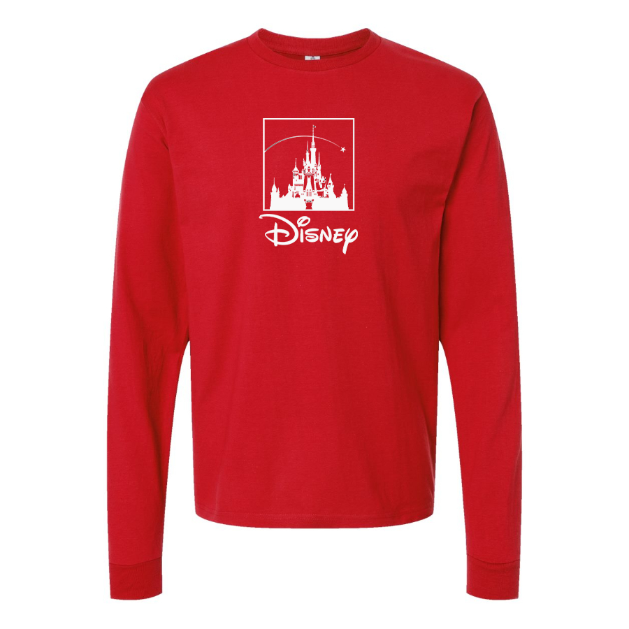 Men's Walt Disney Cartoon  Long Sleeve T-Shirt