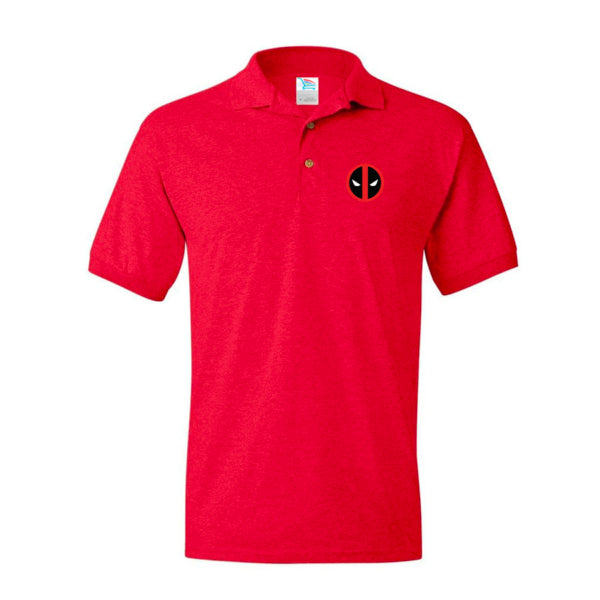 Men's Deadpool Marvel Superhero Dry Blend Polo