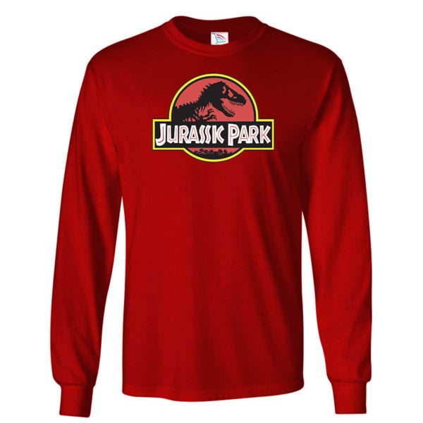 Men's Jurassic Park Movie Long Sleeve T-Shirt