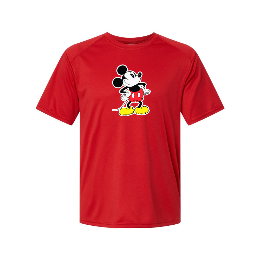 Men's Mickey Mouse Cartoon Polyester T-Shirt
