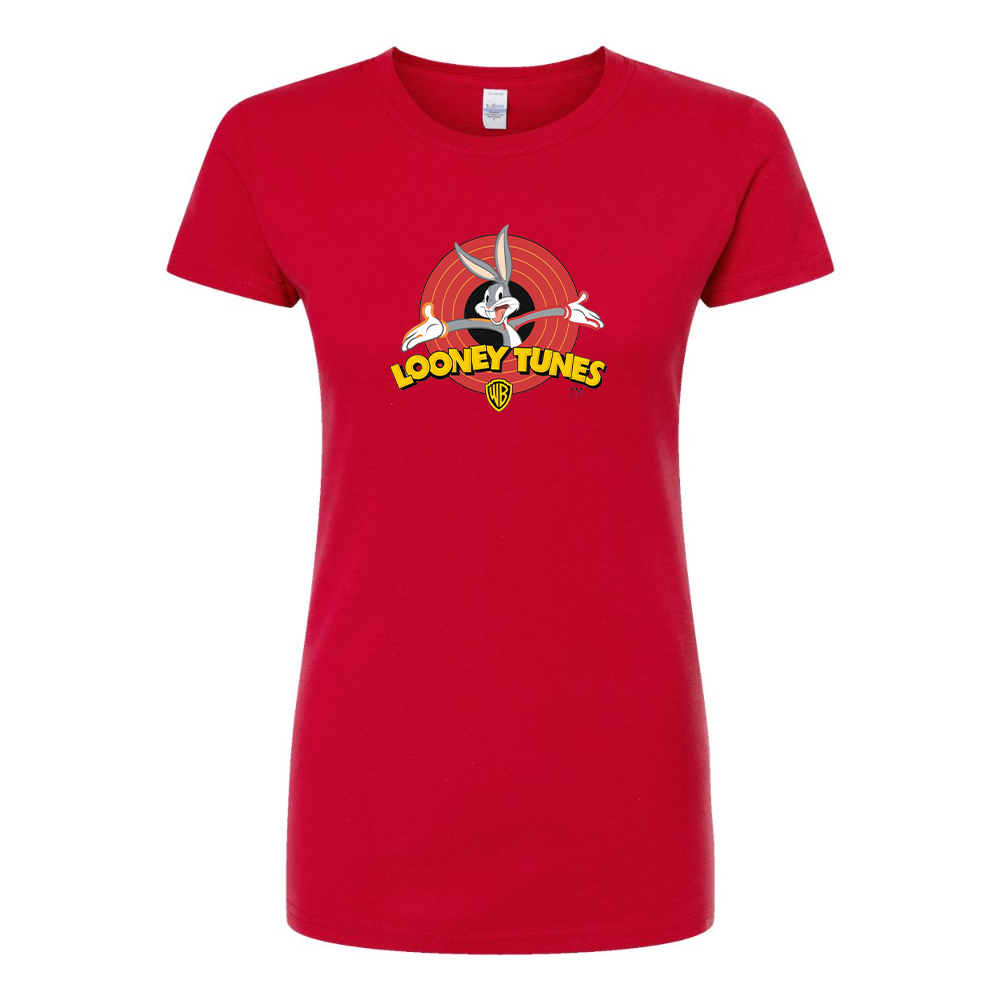 Women's Looney Tunes Warner Brothers Cartoon Round Neck T-Shirt