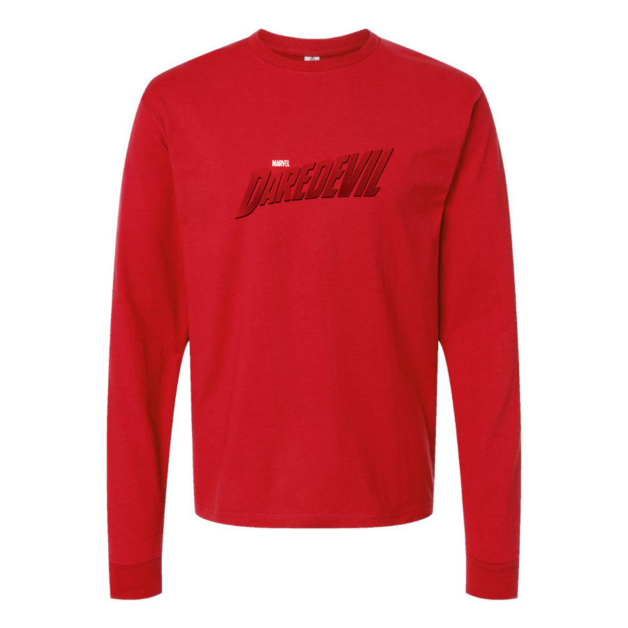 Men's Daredevil Marvel Superhero Long Sleeve T-Shirt