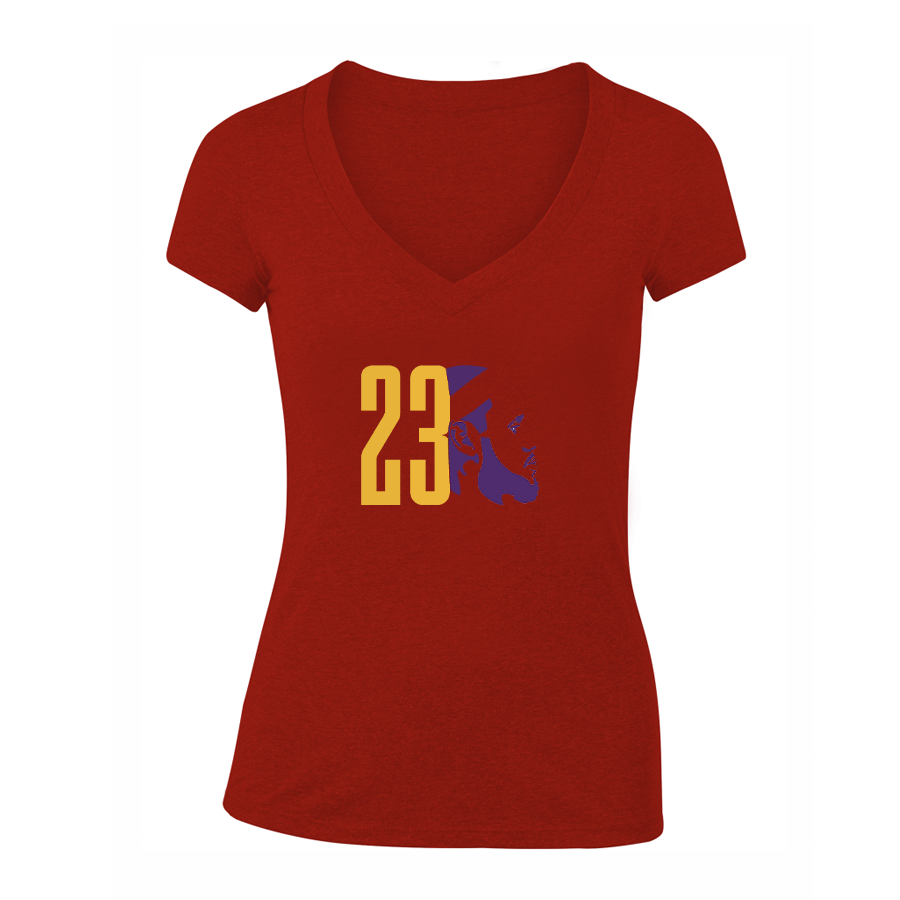 Women's Lebron James 23 V-Neck T-Shirt